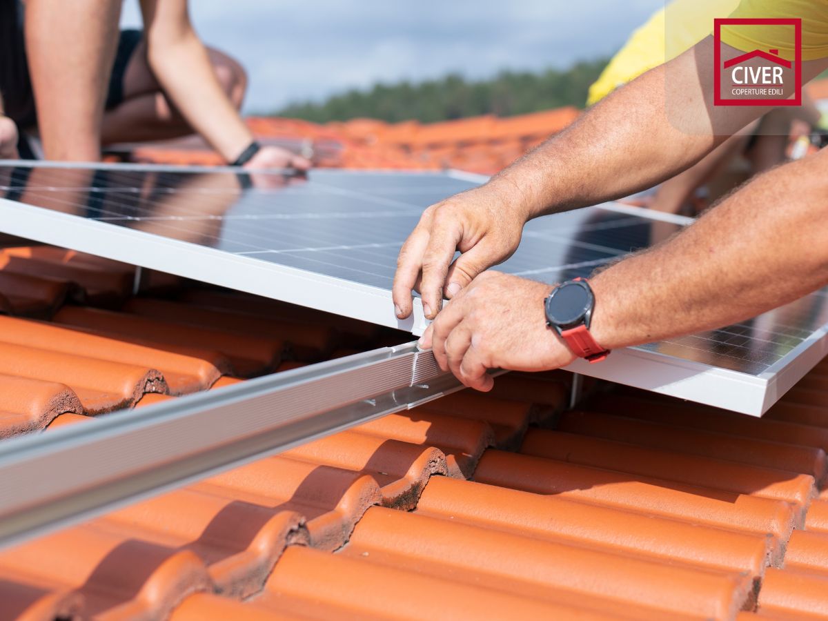 installazione impianto fotovoltaico, rifacimento tetto